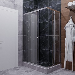 Triton Душевой уголок Вента-Хром 120x80 – фотография-4